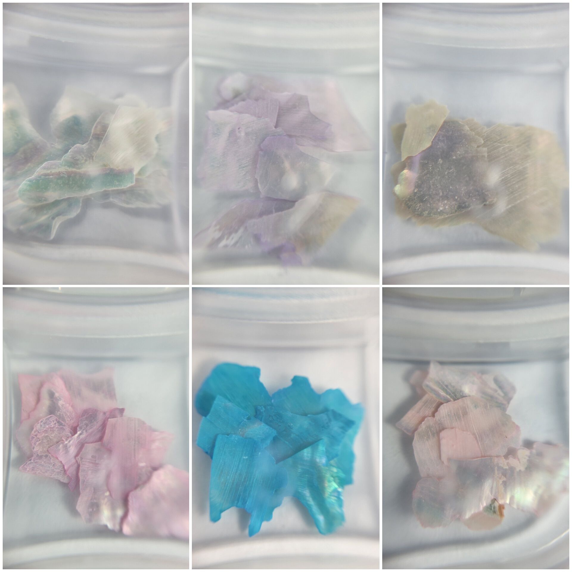 Muszle do paznokci do wtapiania do zdobień manicure nowe