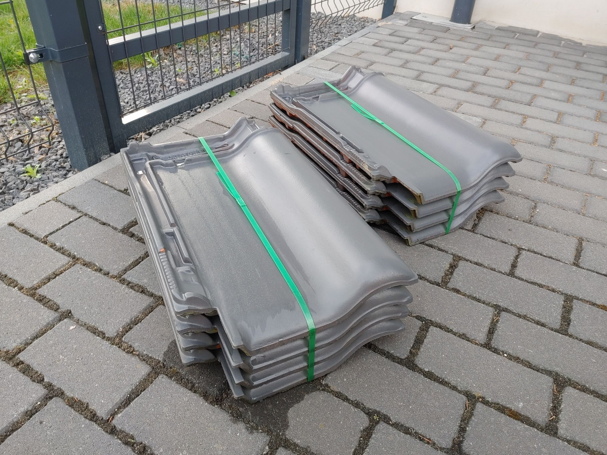 Dachówka dachówki Creaton Titania 100 szt. szary łupek angobowany nowe