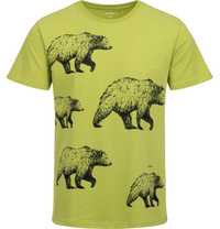 T-shirt Koszulka męska  bawełniana zielona XXL stado niedźwiedzi  Endo