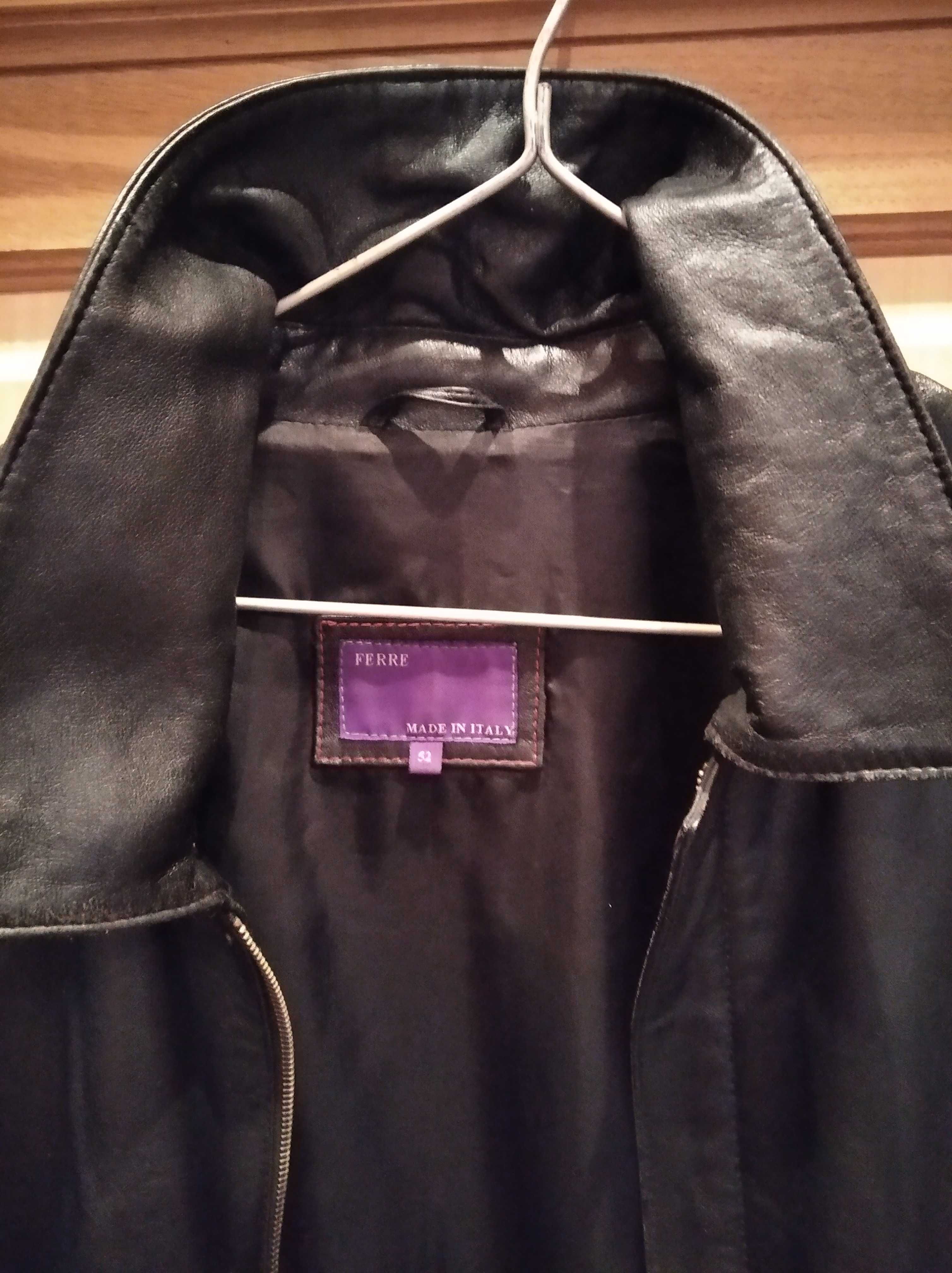 Куртка піджак шкіряна Ferre (Italy) Размір 50