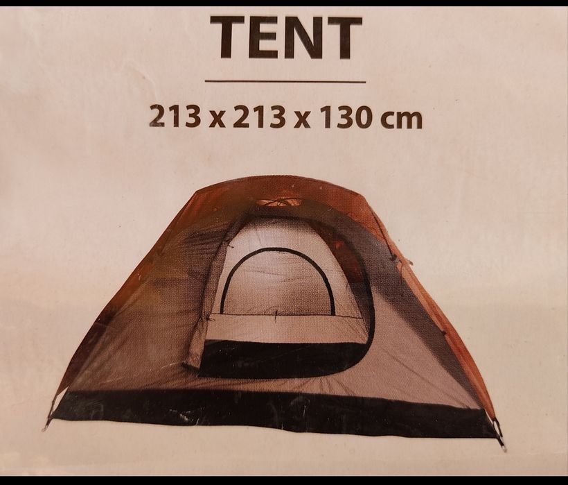 Tenda de campismo Nova 2.13 m por 2.13 m por 1.30 de altura para 3 pes