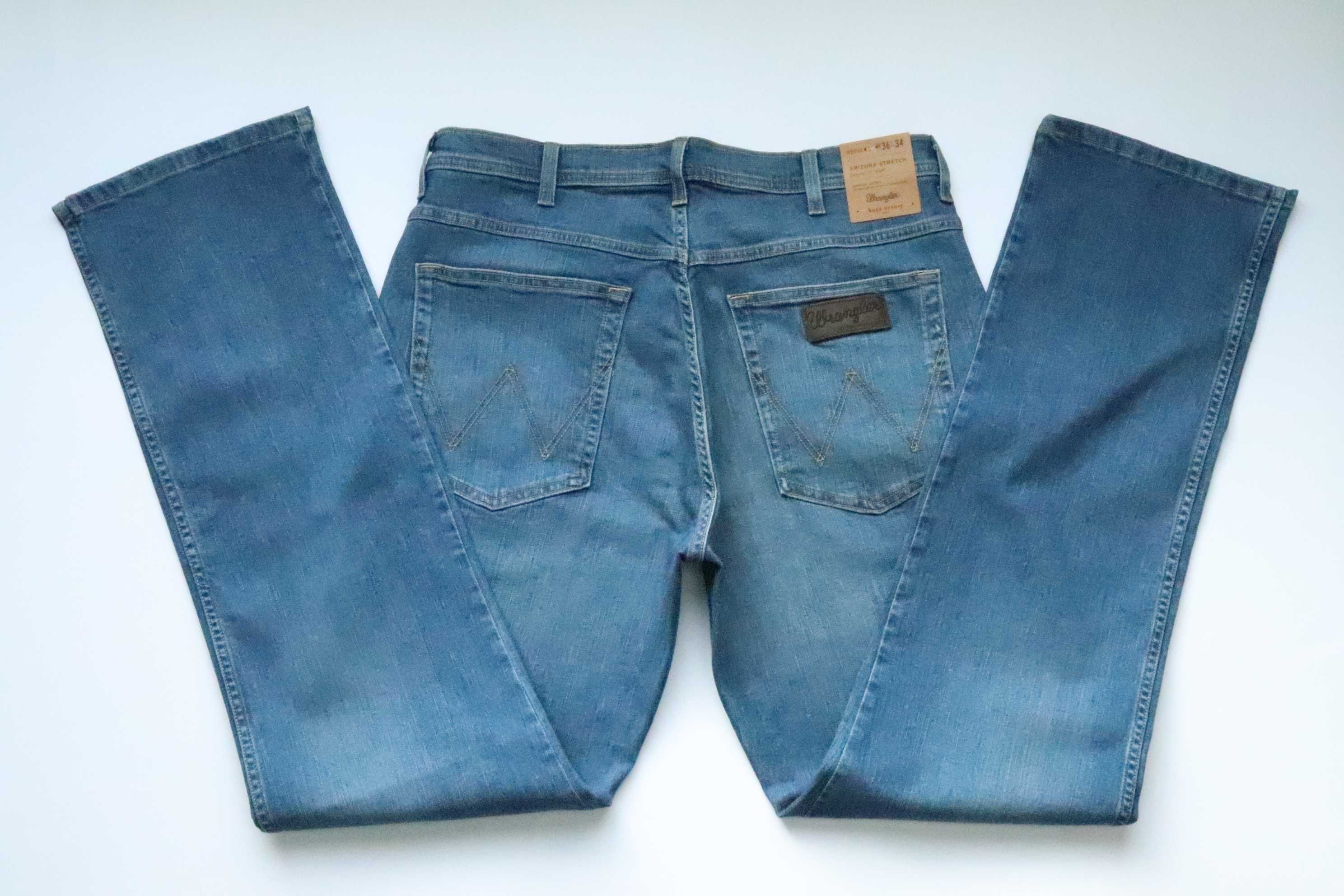 WRANGLER ARIZONA STRETCH W36 L34 spodnie męskie jeansy nowe regular