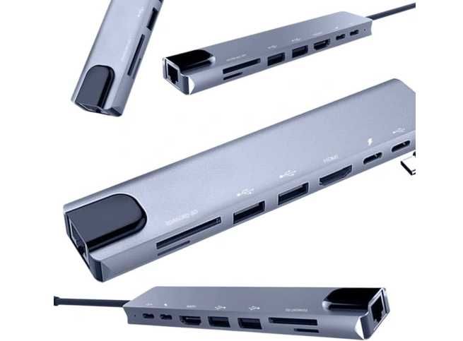 Hub USB DRMZ ThunderPort X2 8w1