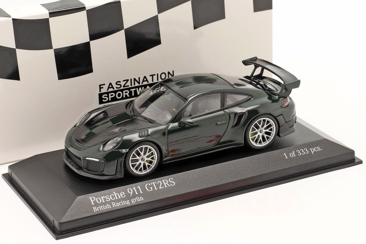 Minichamps 1:43 porsche 911 GT2 RS 2018 (verde)