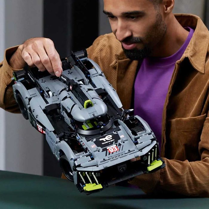 LEGO Technic 42156 – Peugeot 9X8 Hybrid Hypercar - Completo - ORIGINAL