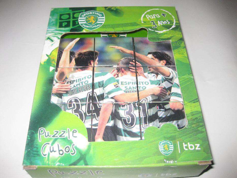 Puzzle Cubos do Sporting.Produto Oficial/Novo/Portes Grátis