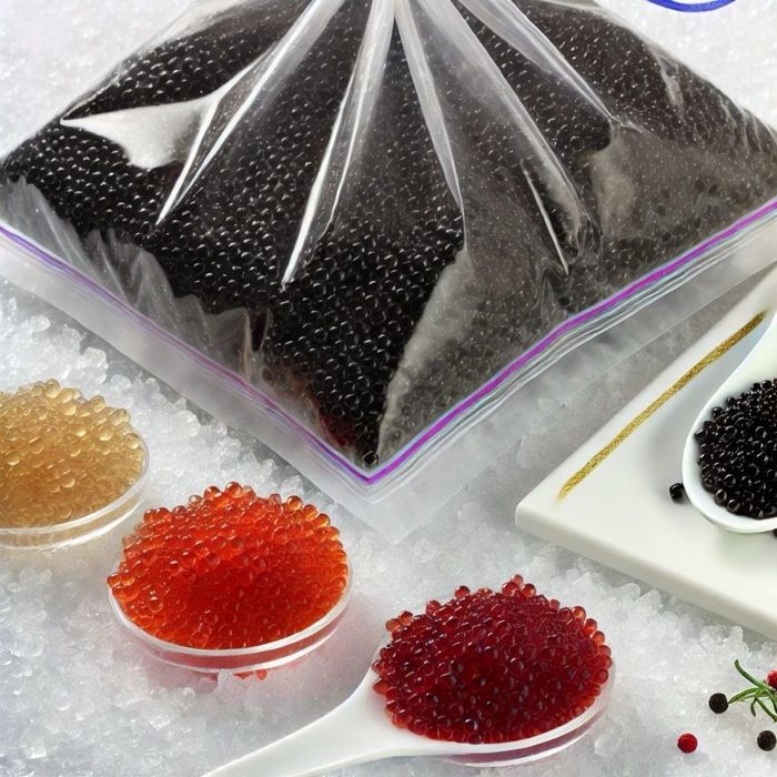 Ікра червона штучна. Чорна імітована ікра.Горбуша, Кета, Щука Капс фуд