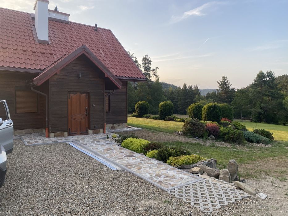 Domek z bali w sercu natury Krempna - cisza, góry i relax na odludziu.