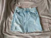 Mini spódnica jeansowa xs