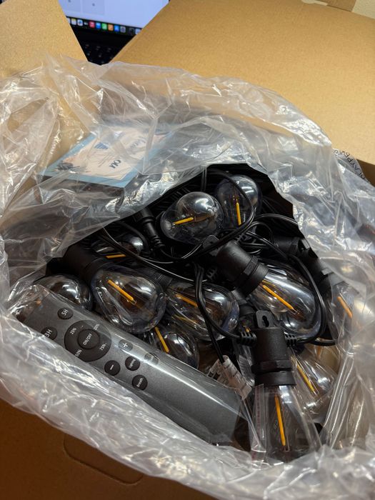 Girlanda LED 30 światełek + pilot | 30 metrów | Adapter GRATIS