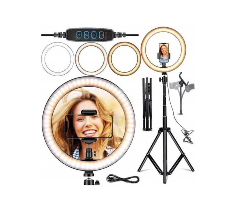 Profesjonalna LAMPA Pierścieniowa Statyw 220cm Led Ring 80W  (-20%)