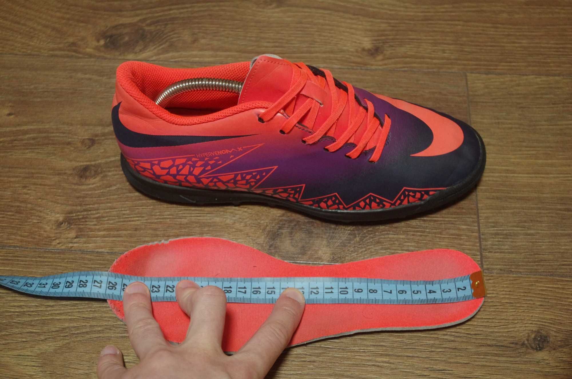 Сороконожки Nike Hypervenom Phelon 2 Tf Zoom Mercurial Vapor 15 41р