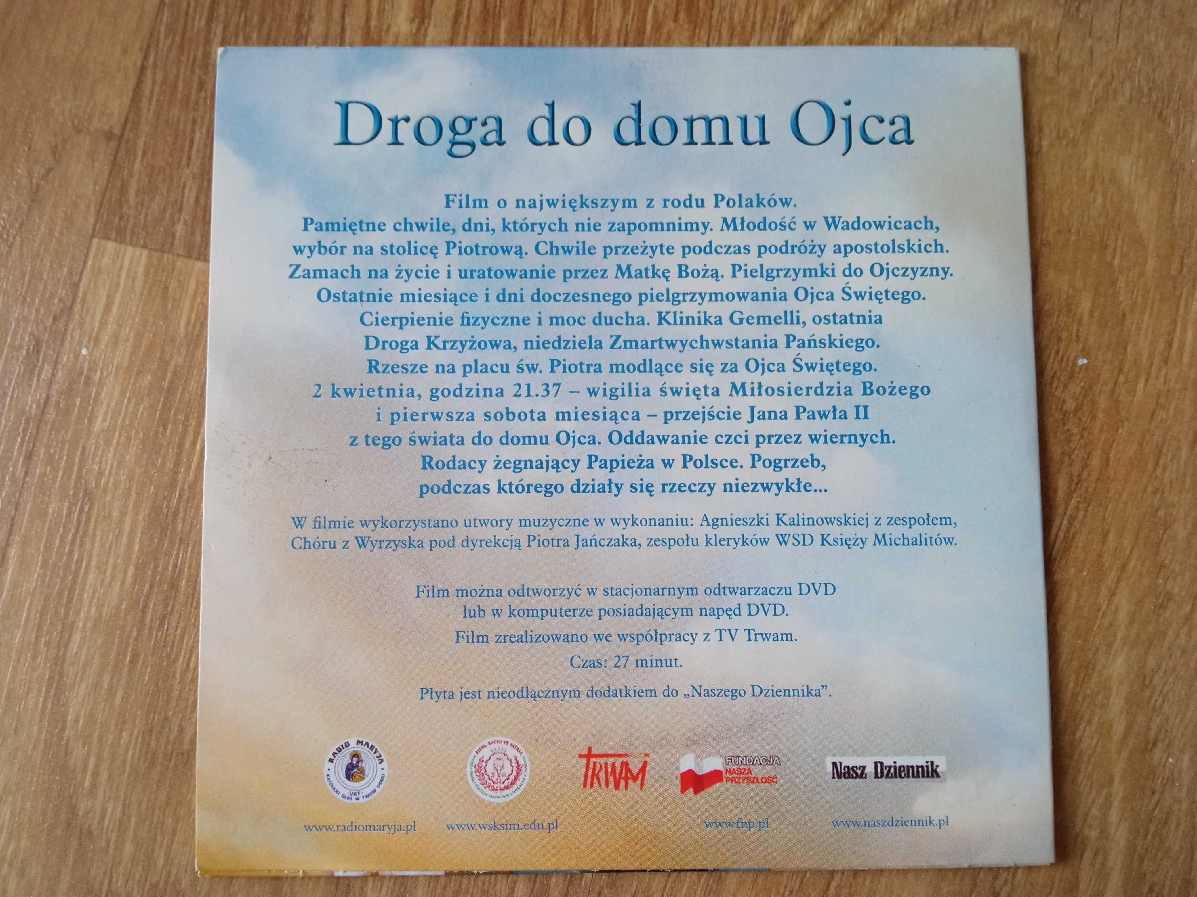 Droga do domu ojca Film Płyta DVD