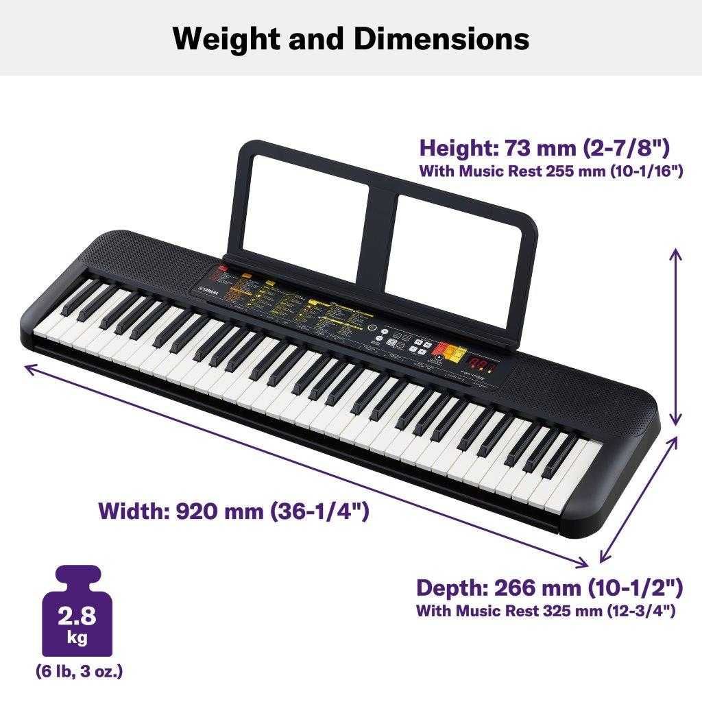 Yamaha PSR-F52 keyboard zasilacz statyw