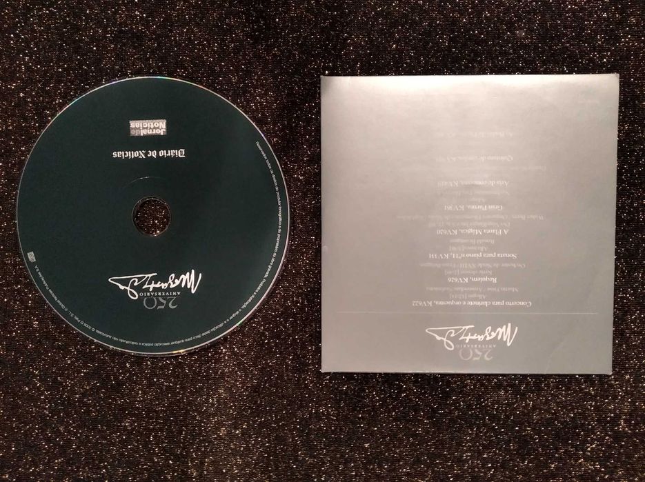 CD's: Mozart, Os Três Tenores, Carlos do Carmo