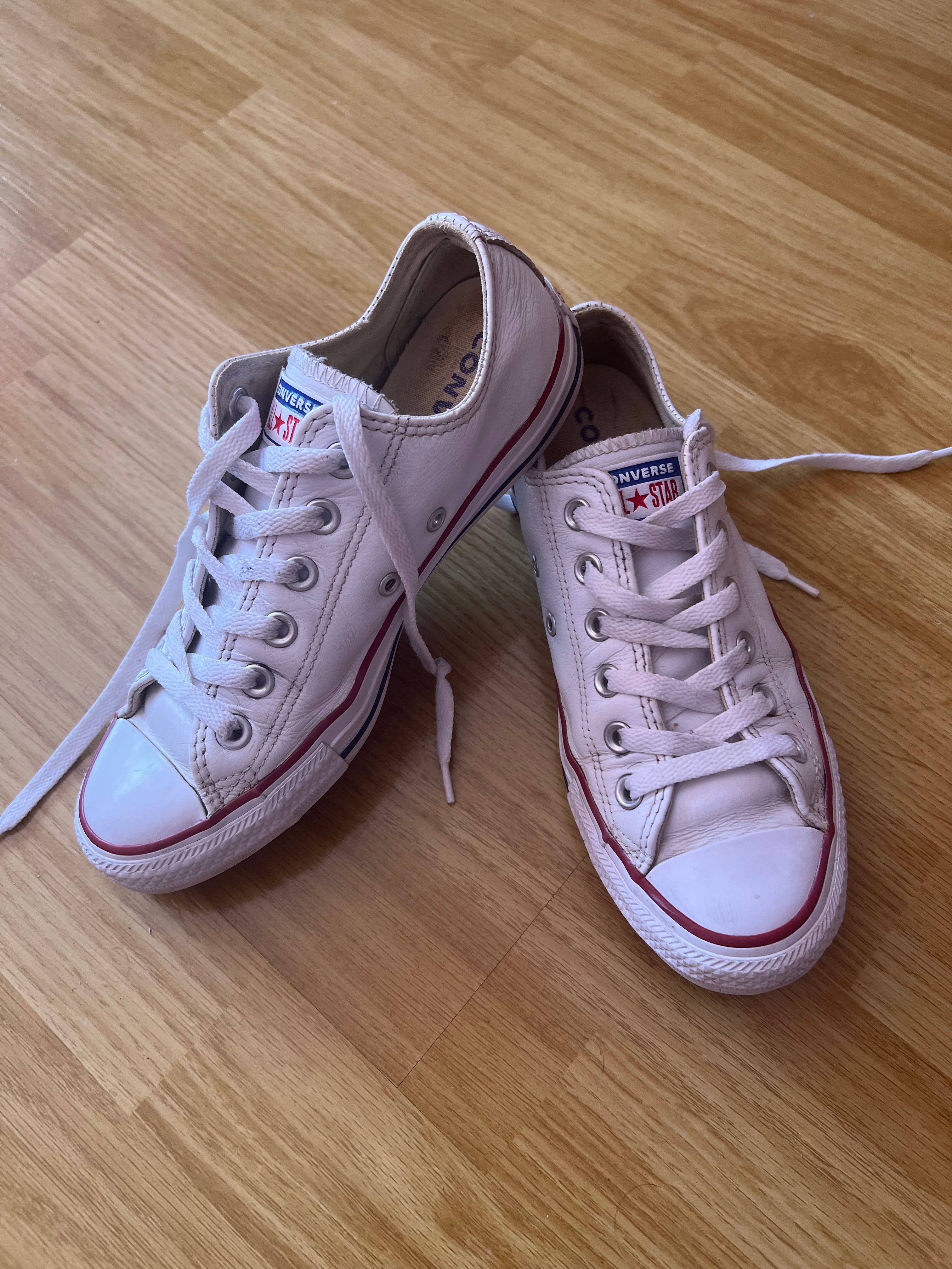 Шкіряні кеди Converse all star