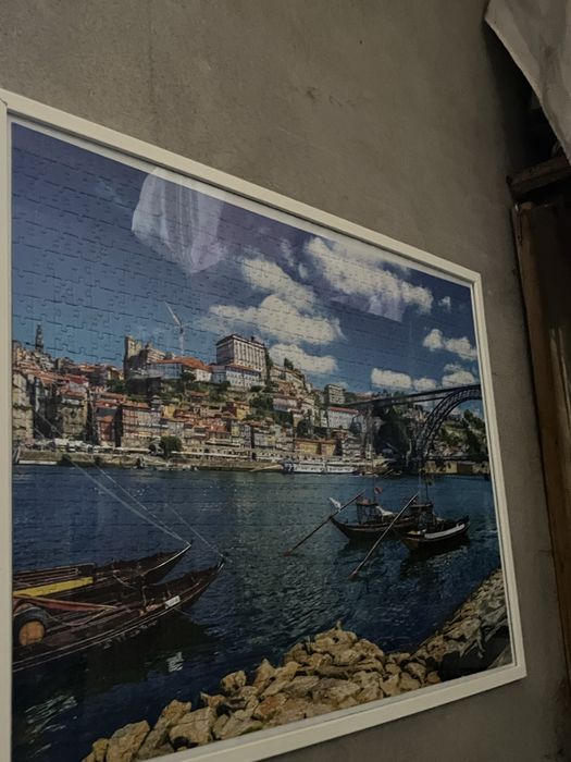 Quadro feito de puzzle