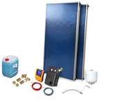 Zestaw solarny kolektory płaskie 2 X WEBER FX-PX 2.5 bez zbiornika