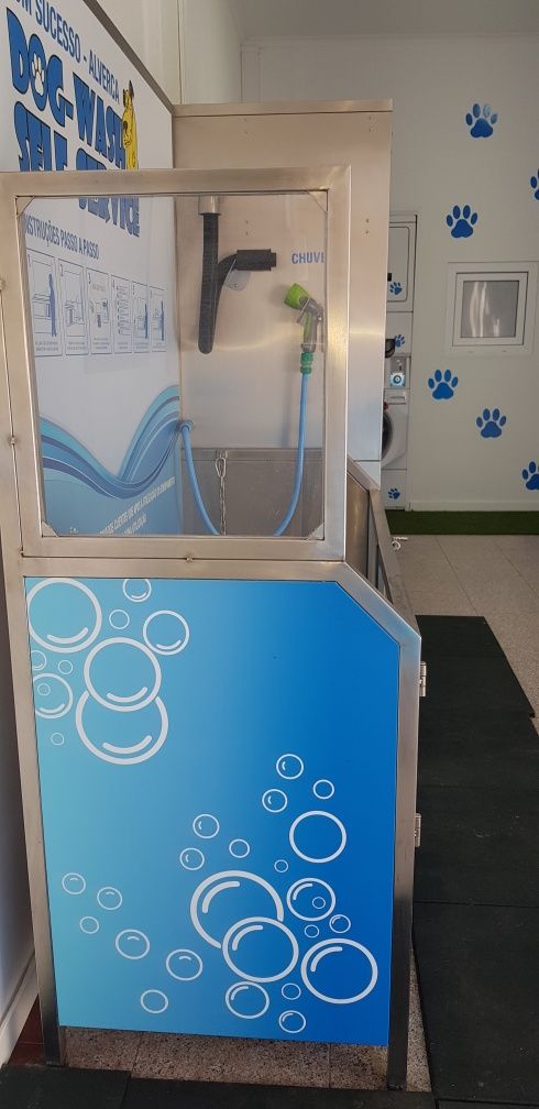 Máquina Self Service lavagem de animais