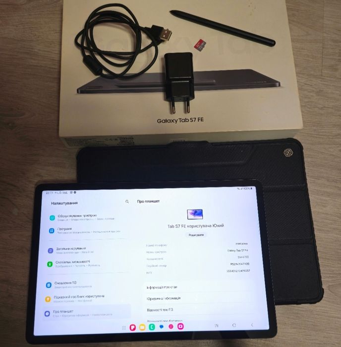 Продам планшет Samsung Galaxy Tab S7 FE 4G 4/64
