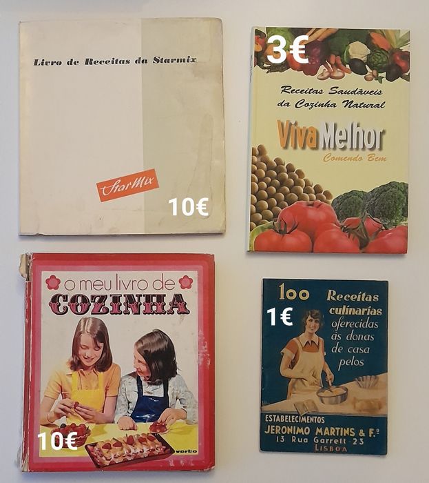 Livros de cozinhar