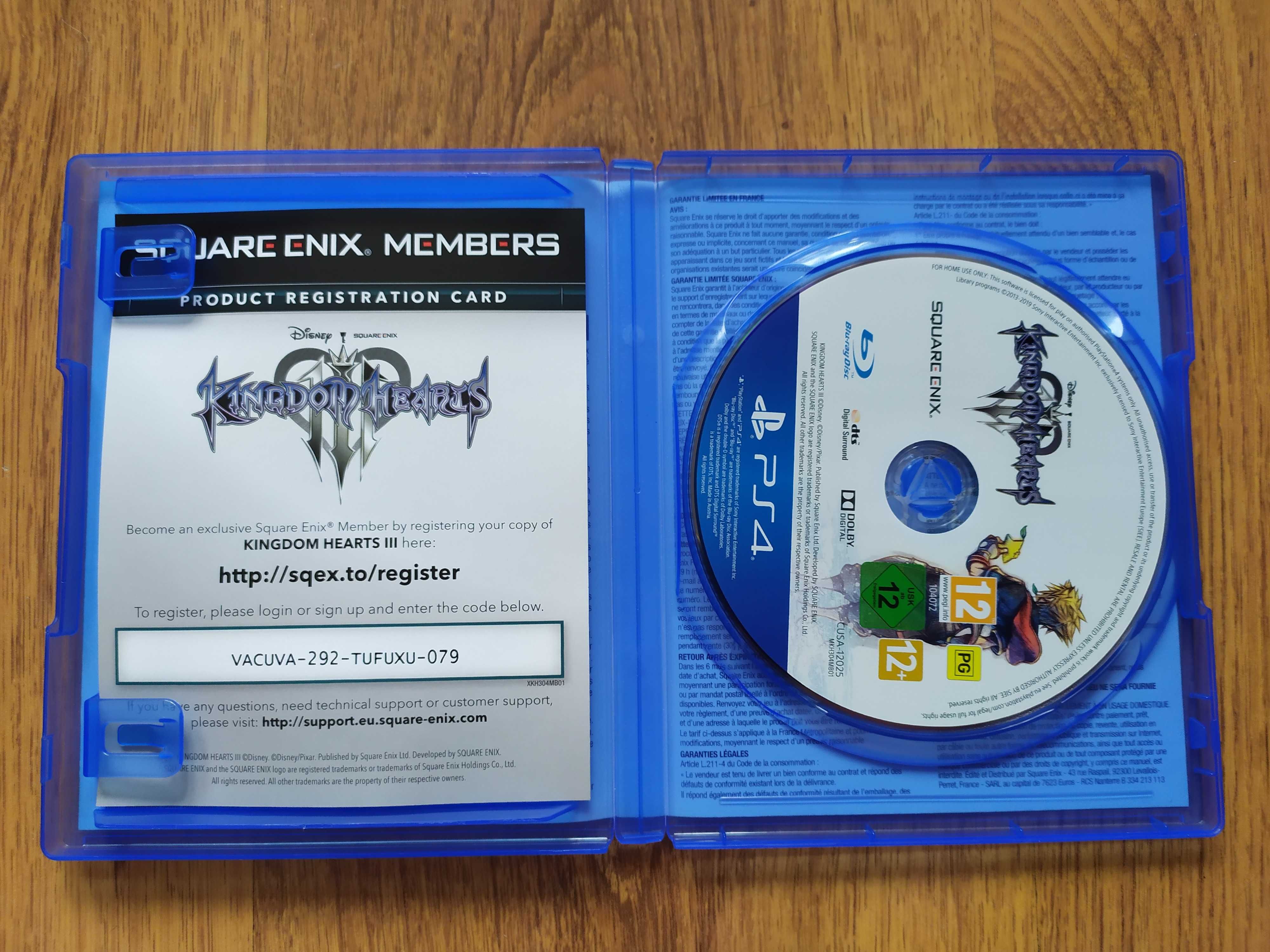 Kingdom Hearts 3 / Kingdom Hearts III / PS4 / PS5