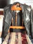 Blusao couro motard