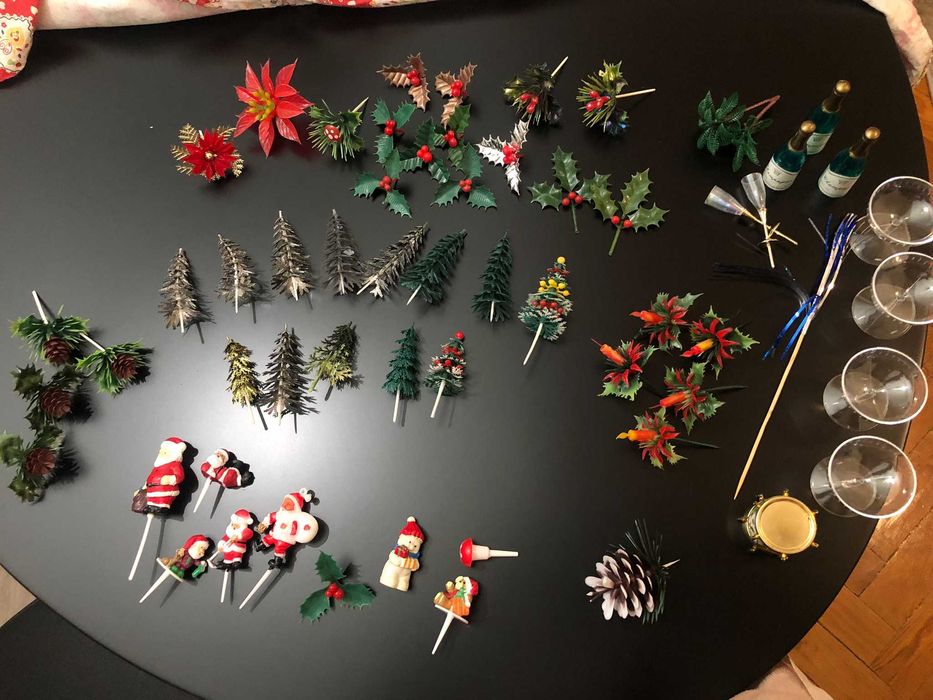 Decoração diversa para bolos