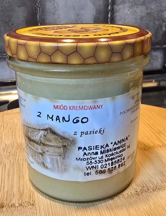 Miód kremowy z owocami liofilizowanymi