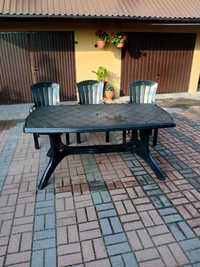 Zestaw ogrodowy stół i 3 krzesła