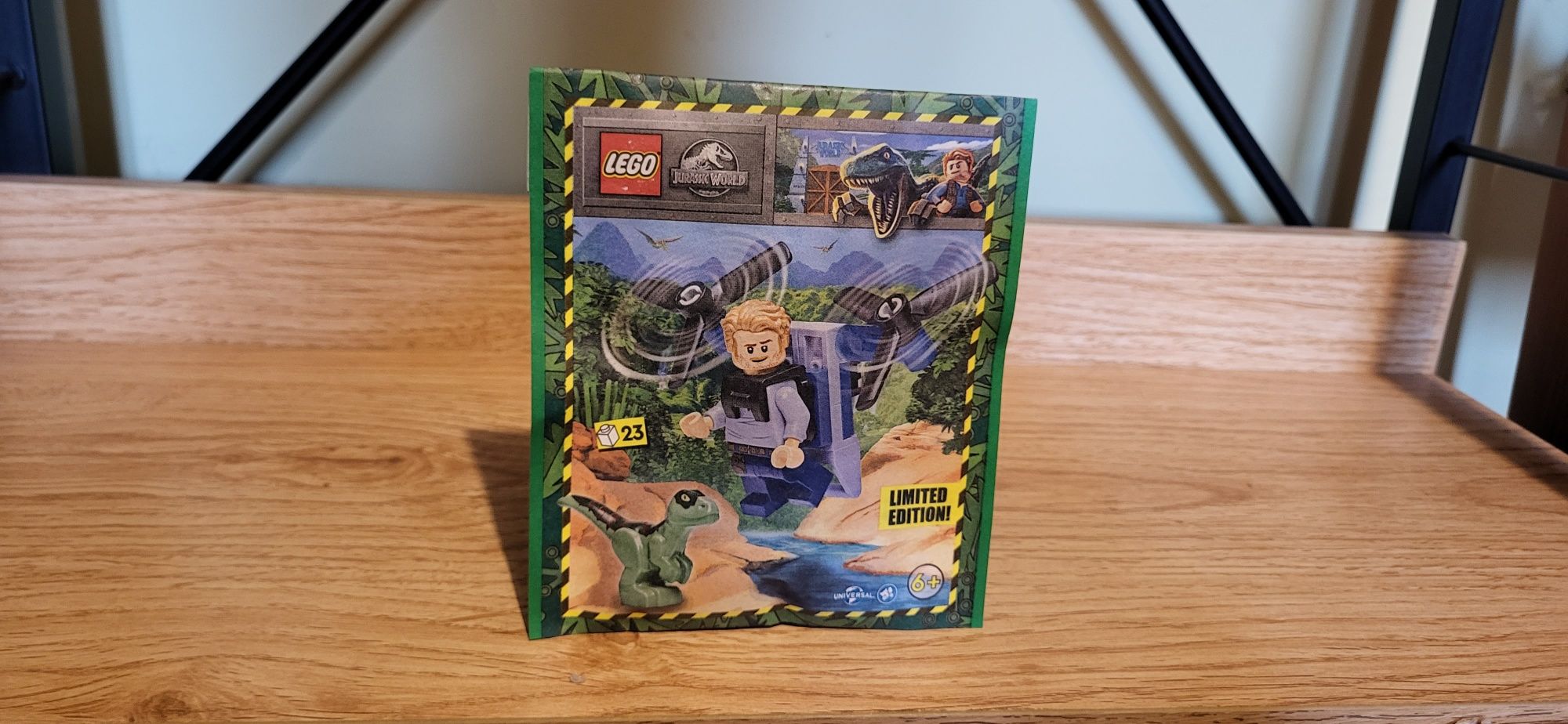 Lego Jurassic World 122328 Owen plus jetpack raptor saszetka klocki
