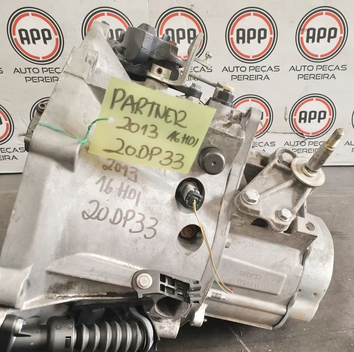 Caixa de velocidades Peugeot Partner/Citroen Berlingo 1.6 HDI referência 20DP33.