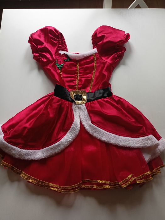 Strój sukienka Mikołajka Mikołaj Miss Santa 4-5 lat, 104/110