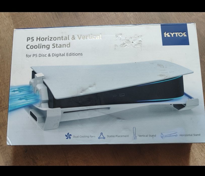 Підставка для PlayStation 5 з охолоджувальним вентилятором від Kytok