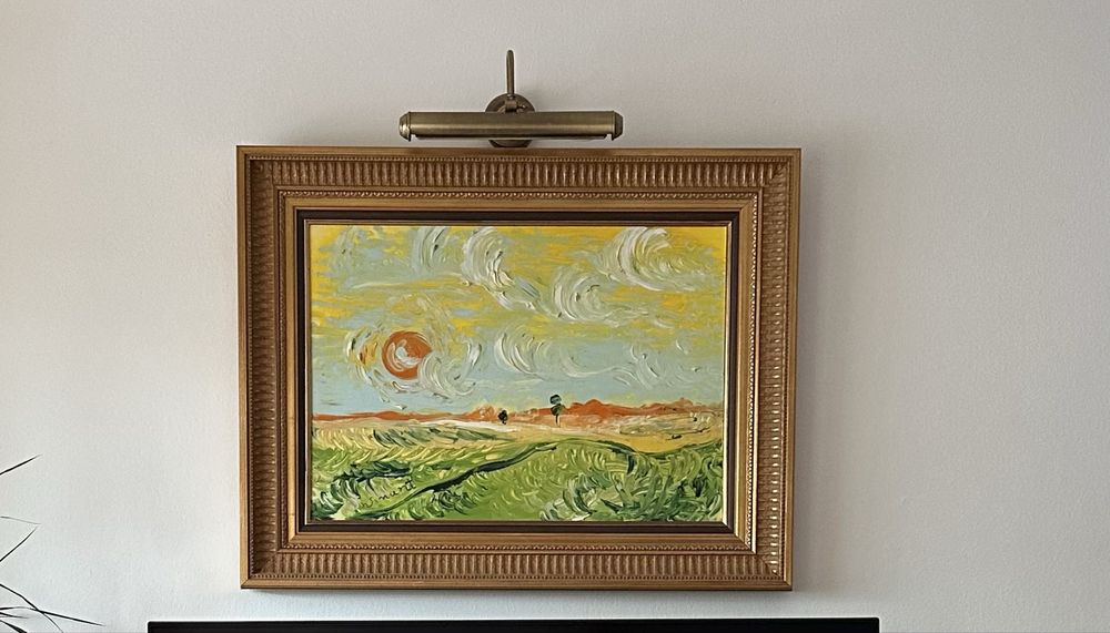 Quadro pintado em tela