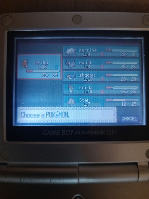 Pokemon sapphire versão usa com pilha nova