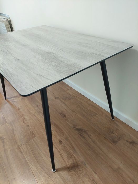 Кухонний стіл сірий 120×80