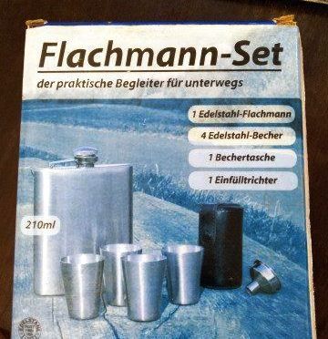 Подарочный набор фляга "Flachmann-set"