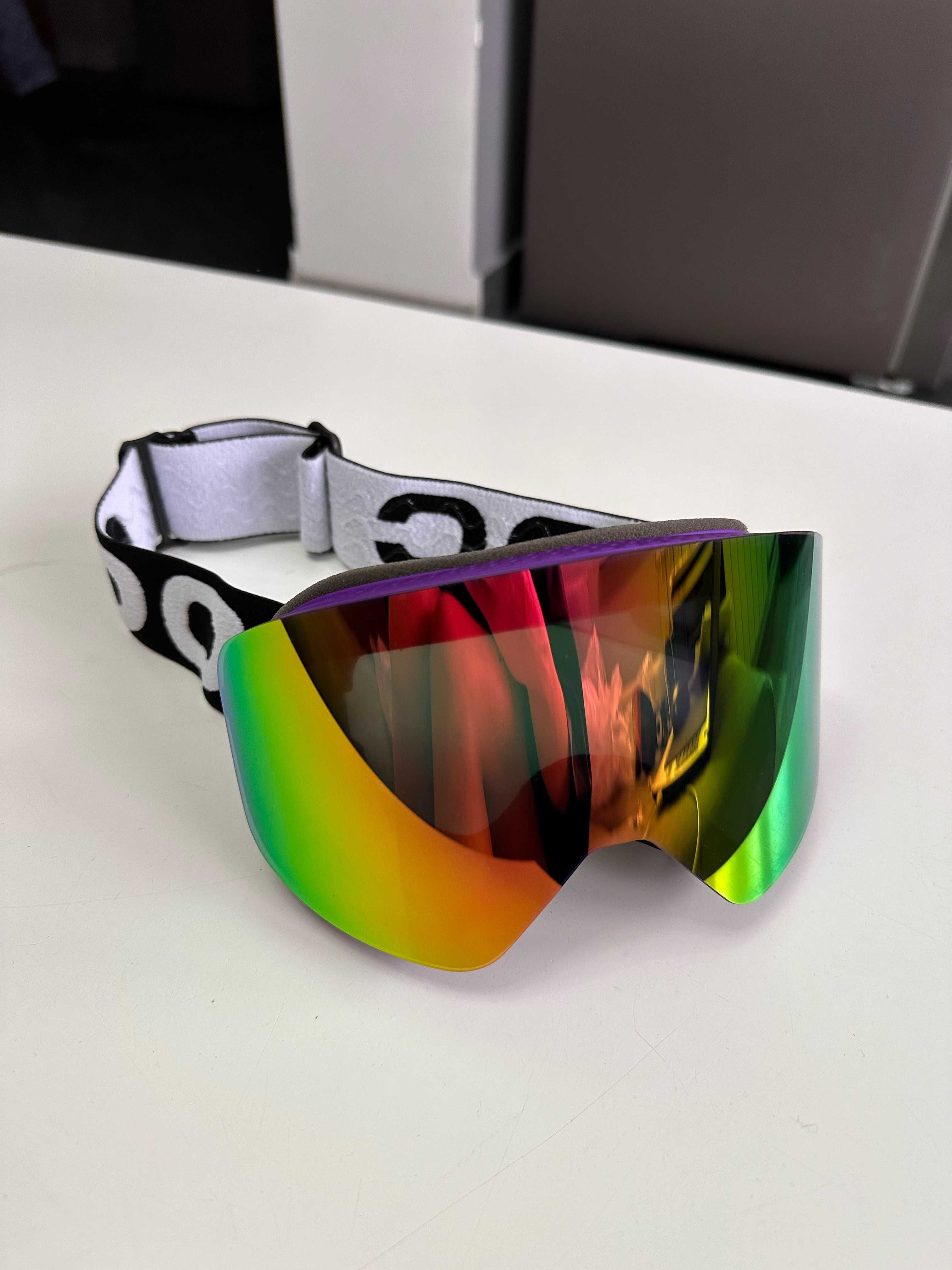 Gogle POC Narciarskie Filt uv-400 Kolor CZerwony