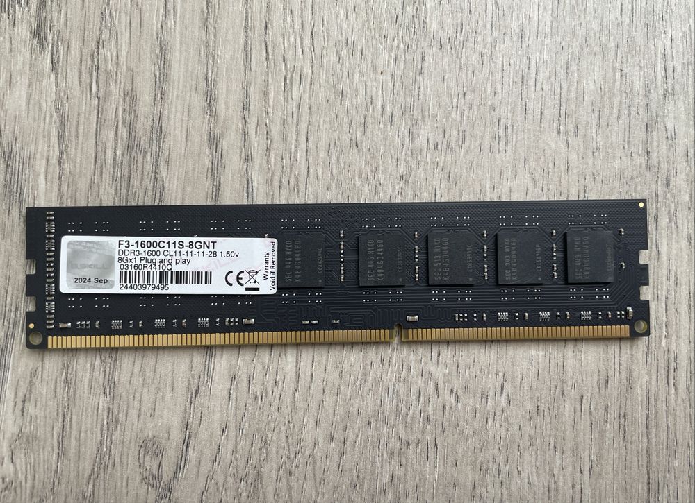 32 GB Оперативна пам'ять ОЗУ G.Skill DDR3 8GB 1600Mhz