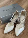 Buty ślubne kotyl 3713 skorzane ivory