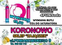 KORONOWO typu Soda Stream SodaStream gaz CO2