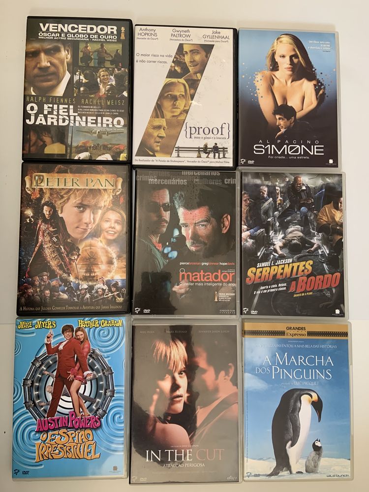 DVDs de filmes de culto