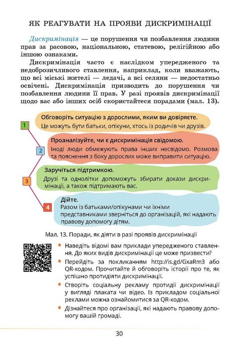 Підручник Вчимося жити разом Т. Воронцова 6 клас, 2023 рік
