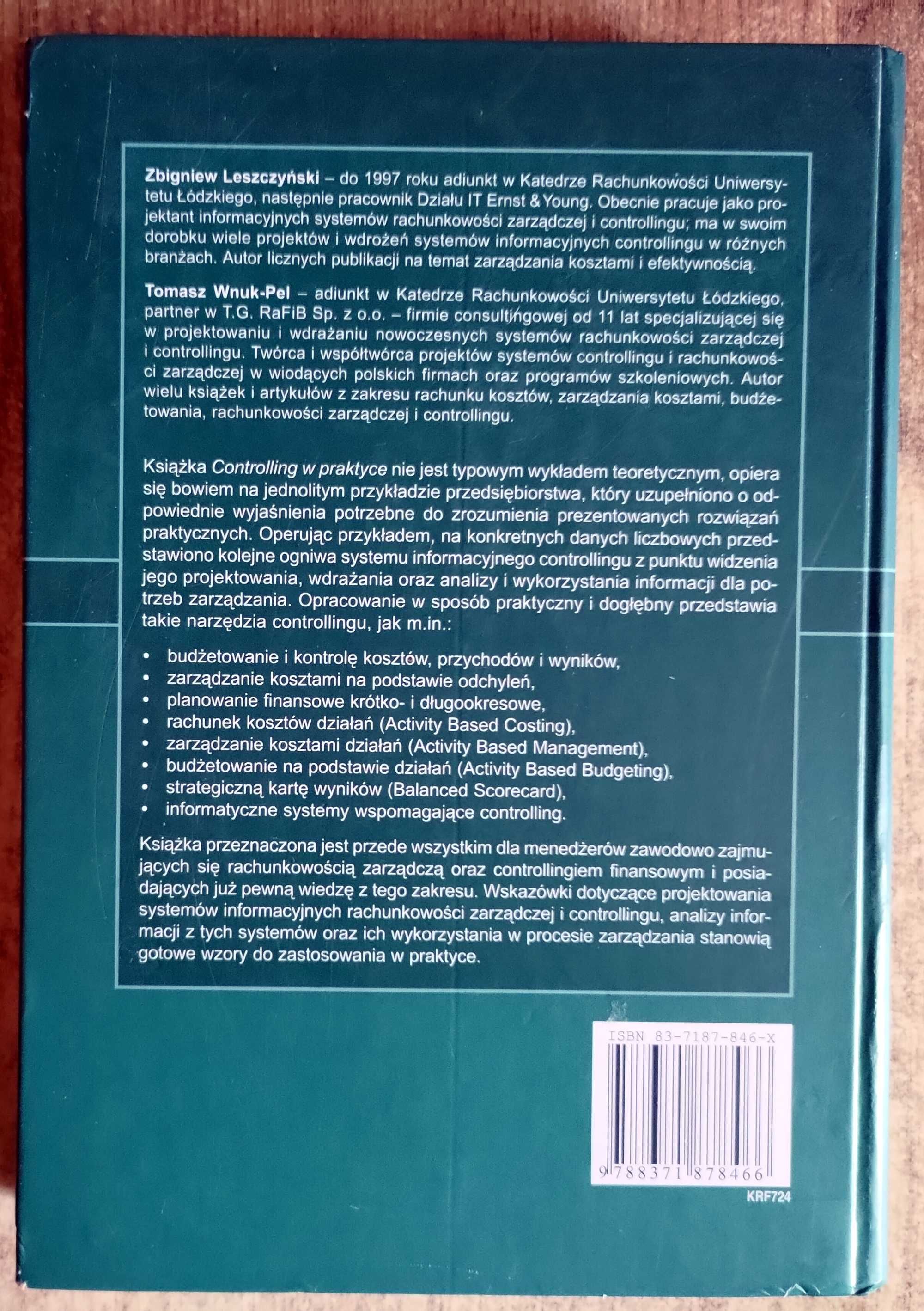 Controlling w praktyce - Tomasz Wnuk-Pel Zbigniew Leszczyński
