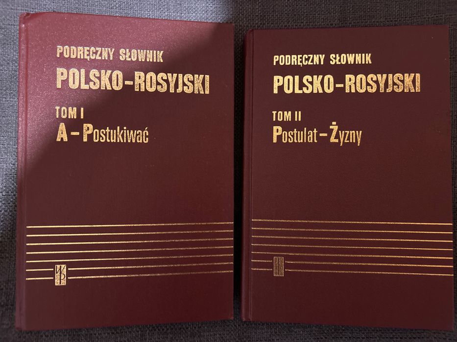 SŁOWNIK POLSKO-ROSYJSKI Stypuła, Kowalowa Tom 1-2
