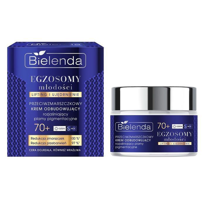Bielenda krem odbudowujący rozjaśniający plamy pigmentacyjne 70+ 50ml