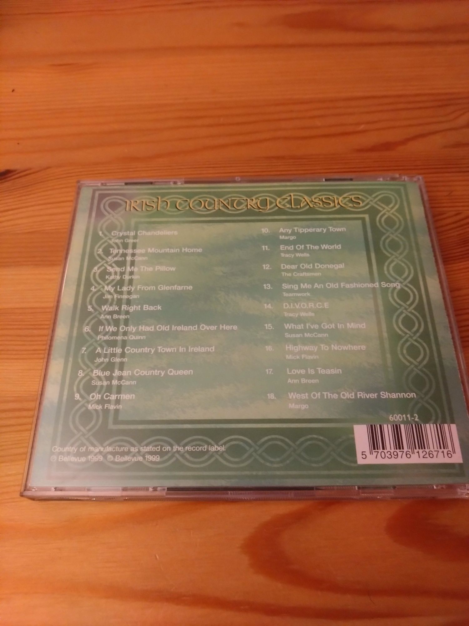 Irish country classics płyta CD