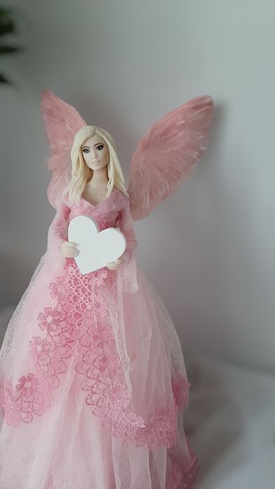 Anioł stróż ,  powertex, prezent, święta Bożego Narodzenia, handmade