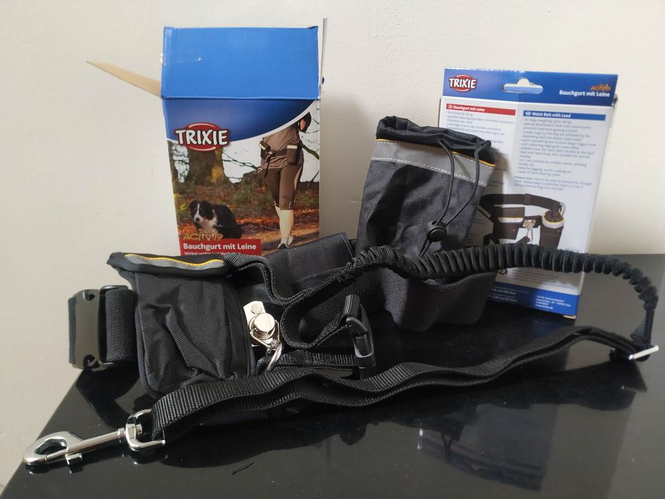 Trela com cinto mãos livres NOVA